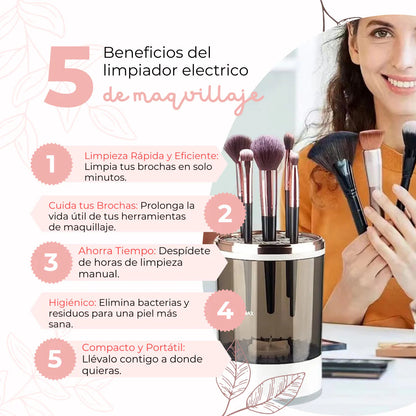 Brush Spa Pro | Máquina Eléctrica para Limpiar Brochas de Maquillaje